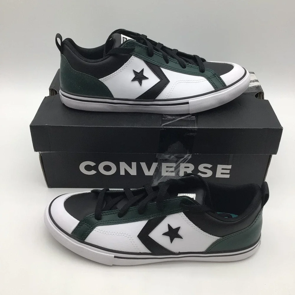 Converse Pro Blaze Ox Black White Low Top Sneakers A09331C Kids Size 7 NEW